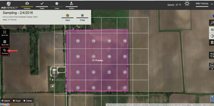 Grid Sampling – AgVerdict Help Page